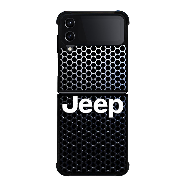 JEEP LOGO METAL ICON Samsung Galaxy Z Flip 4 Case Cover JEEP LOGO METAL ICON Samsung Galaxy Z Flip 4 Case Cover