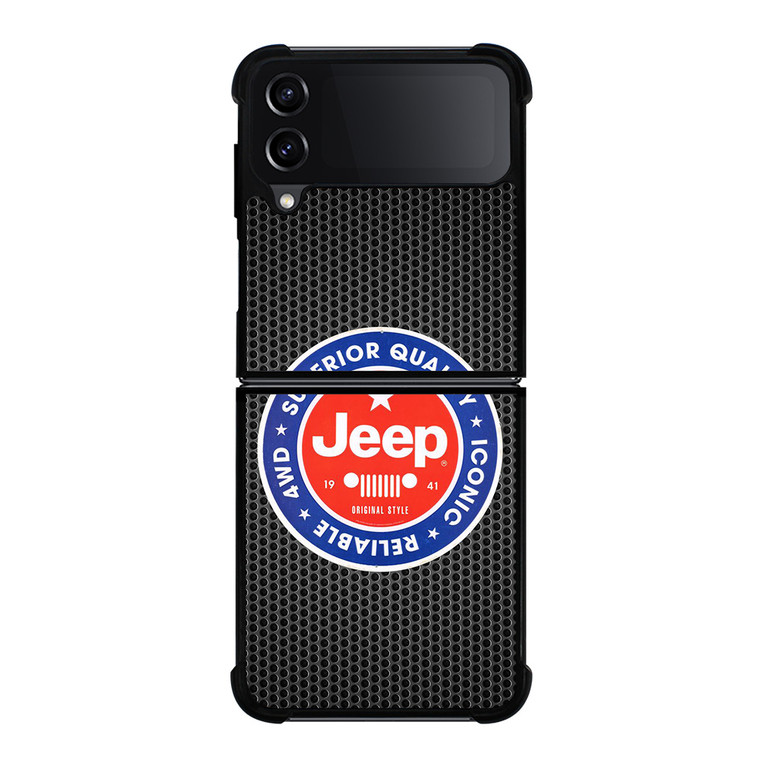 JEEP SUPERIOR QUALITY 4W RELIABLE Samsung Galaxy Z Flip 4 Case Cover JEEP SUPERIOR QUALITY 4W RELIABLE Samsung Galaxy Z Flip 4 Case Cover