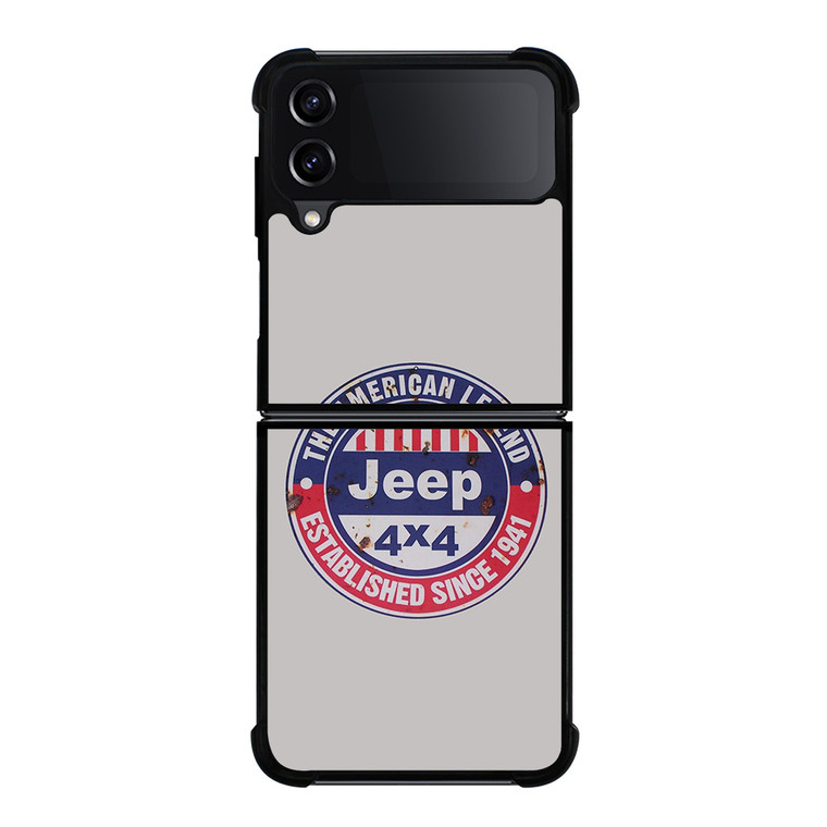 JEEP THE AMERICAN LEGEND 1941 Samsung Galaxy Z Flip 4 Case Cover