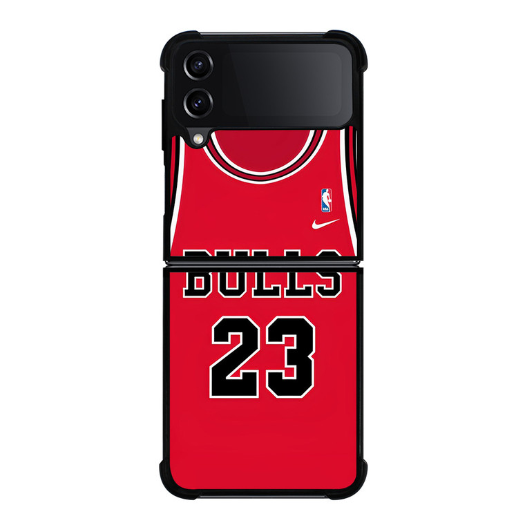 MICHAEL JORDAN CHICAGO BULLS 23 JERSEY Samsung Galaxy Z Flip 4 Case Cover
