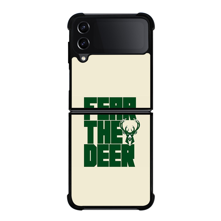 MILWAUKEE BUCKS LOGO BASKETBALL FEAR THE DEER Samsung Galaxy Z Flip 4 Case Cover MILWAUKEE BUCKS LOGO BASKETBALL FEAR THE DEER Samsung Galaxy Z Flip 4 Case Cover