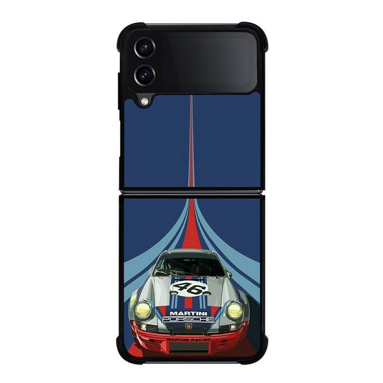 PORSCHE MARTINI RACING CAR LOGO 46 Samsung Galaxy Z Flip 4 Case Cover