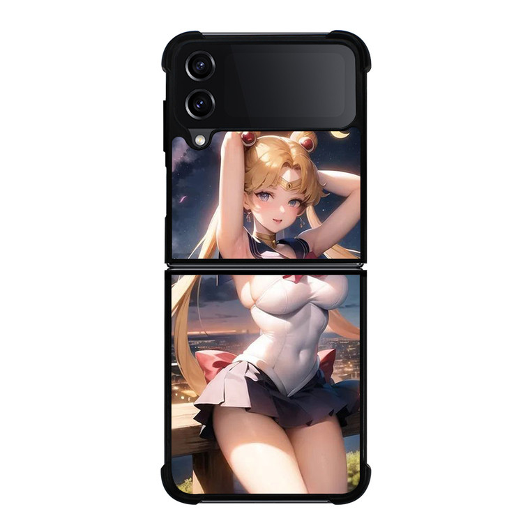SAILOR MOON SEXY ECCHI Samsung Galaxy Z Flip 4 Case Cover
