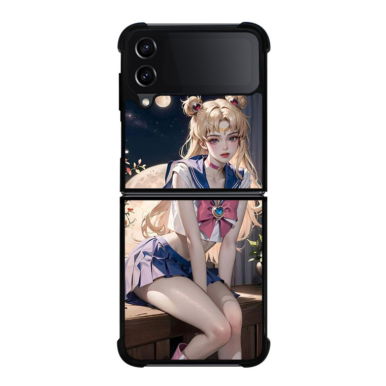 SAILOR MOON USAGI TSUKINO ANIME MANGA Samsung Galaxy Z Flip 4 Case Cover