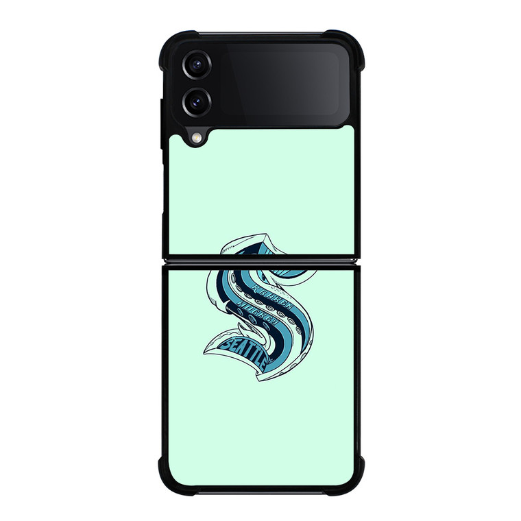 SEATTLE KRAKEN LOGO HOCKEY TEAM Samsung Galaxy Z Flip 4 Case Cover SEATTLE KRAKEN LOGO HOCKEY TEAM Samsung Galaxy Z Flip 4 Case Cover