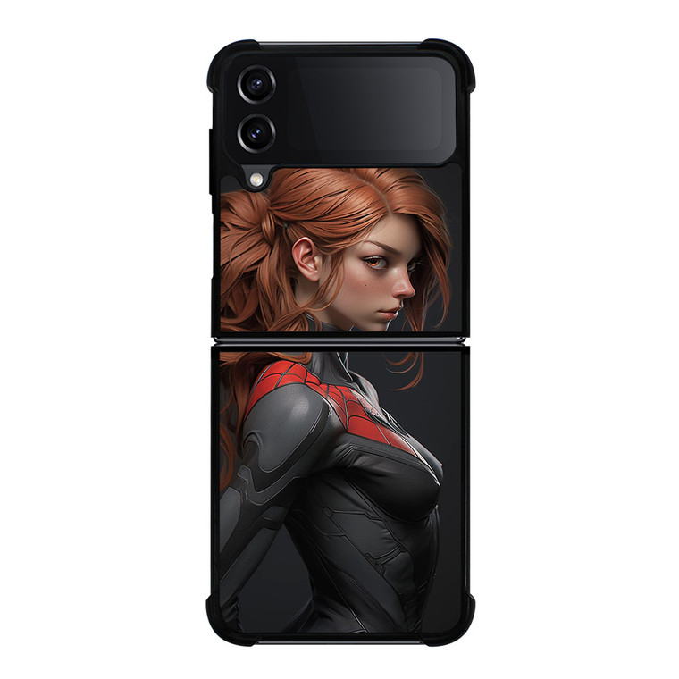 SEXY CARTOON SPIDER GIRL MARVEL COMICS Samsung Galaxy Z Flip 4 Case Cover