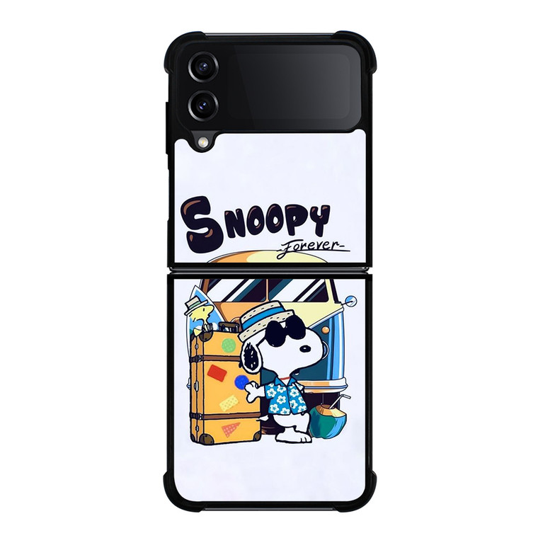 SNOOPY THE PEANUTS CHARLIE BROWN CARTOON FOREVER Samsung Galaxy Z Flip 4 Case Cover