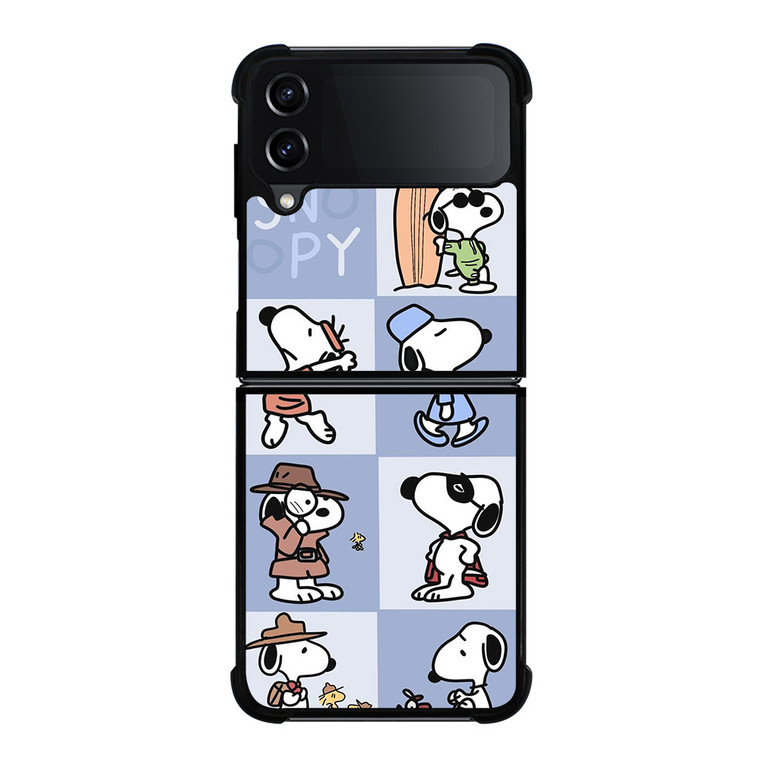 SNOOPY THE PEANUTS CHARLIE BROWN CARTOON Samsung Galaxy Z Flip 4 Case Cover