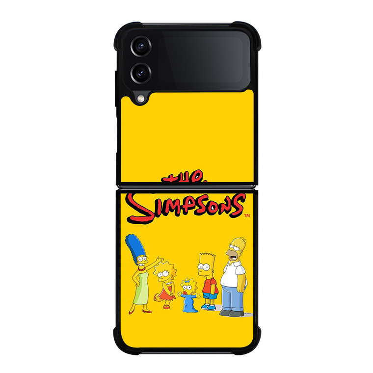 THE SIMPSONS FAMILY CARTOON Samsung Galaxy Z Flip 4 Case Cover