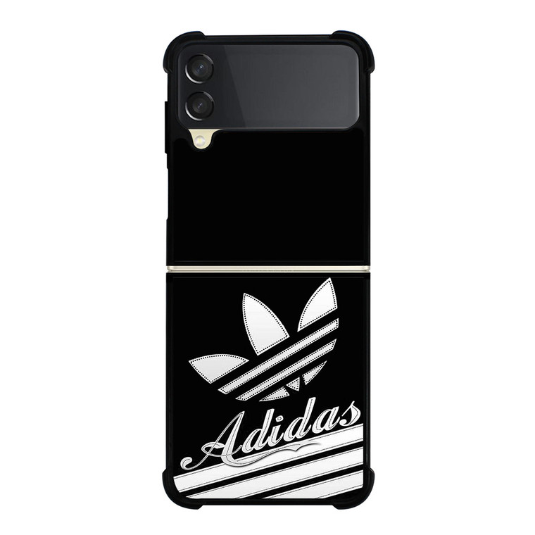 ADIDAS LOGO BLACK RETRO Samsung Galaxy Z Flip 3 Case Cover ADIDAS LOGO BLACK RETRO Samsung Galaxy Z Flip 3 Case Cover