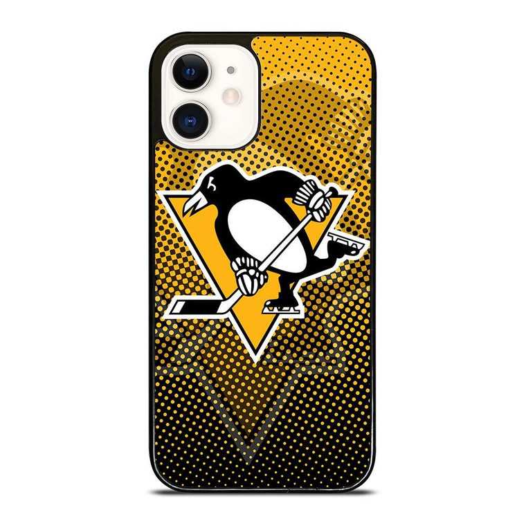 PITTSBURGH PENGUINS NHL HALFTONE iPhone 12 Case Cover