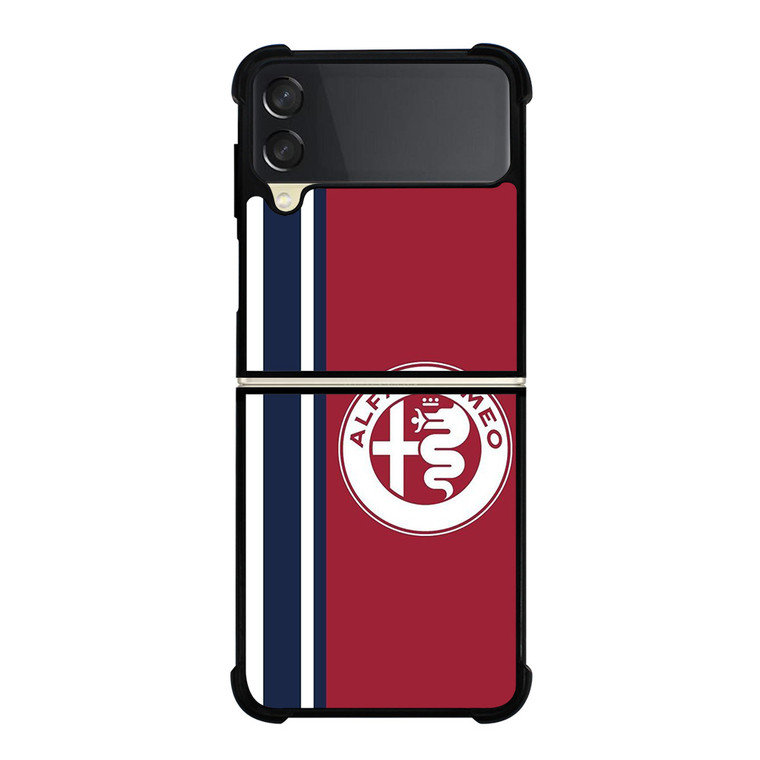 ALFA ROMEO LOGO CAR EMBLEM Samsung Galaxy Z Flip 3 Case Cover ALFA ROMEO LOGO CAR EMBLEM Samsung Galaxy Z Flip 3 Case Cover