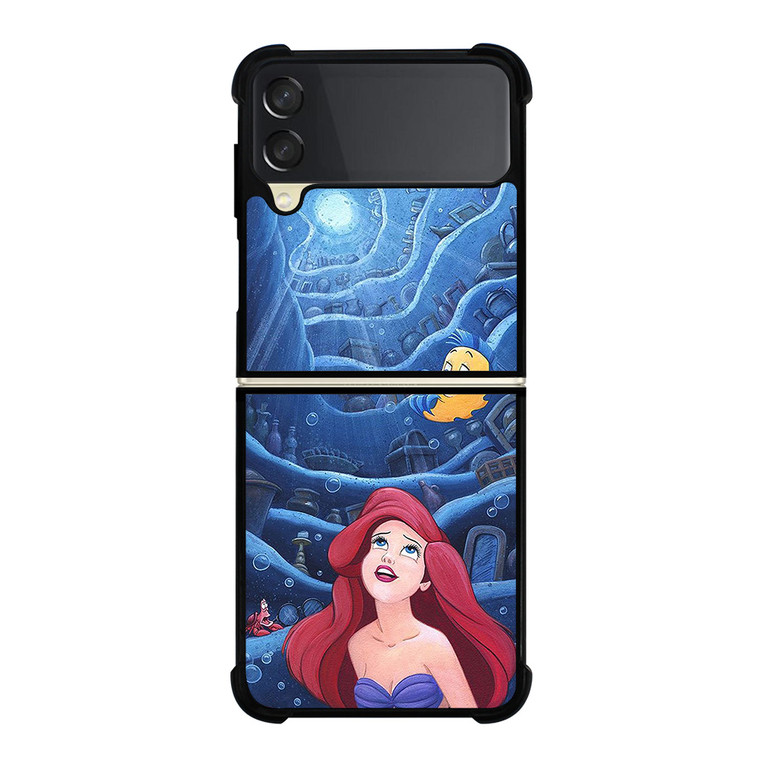 ARIEL THE LITTLE MERMAID CLASSIC DISNEY CARTOON Samsung Galaxy Z Flip 3 Case Cover ARIEL THE LITTLE MERMAID CLASSIC DISNEY CARTOON Samsung Galaxy Z Flip 3 Case Cover