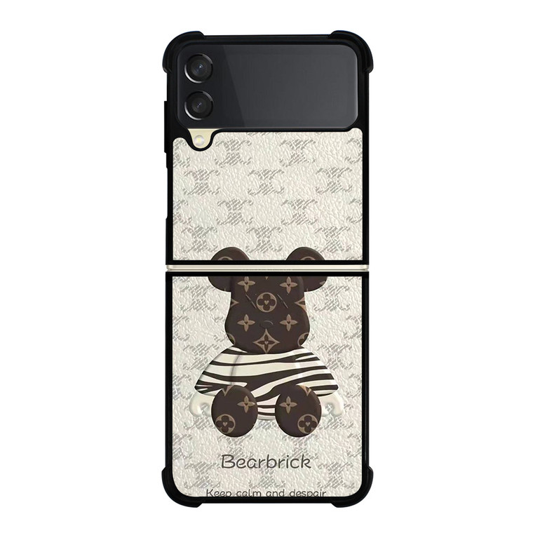 BEARBRICK KEEP CALM AND DESPAIR Samsung Galaxy Z Flip 3 Case Cover BEARBRICK KEEP CALM AND DESPAIR Samsung Galaxy Z Flip 3 Case Cover