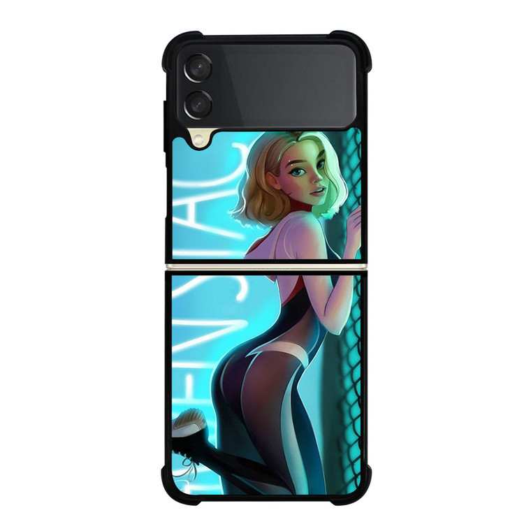 BEAUTIFUL SPIDER GWEN STACY SPIDER WOMEN VERSE Samsung Galaxy Z Flip 3 Case Cover BEAUTIFUL SPIDER GWEN STACY SPIDER WOMEN VERSE Samsung Galaxy Z Flip 3 Case Cover