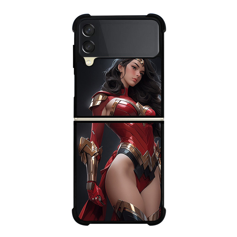 BEAUTIFUL SUPERHERO WONDER WOMAN DC COMIC Samsung Galaxy Z Flip 3 Case Cover