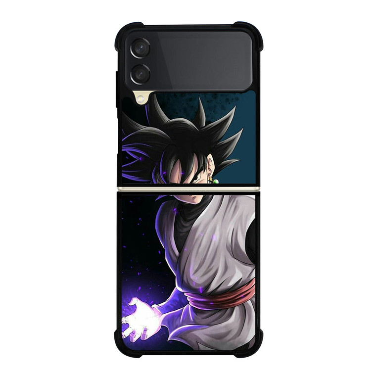 BLACK GOKU DRAGON BALL SUPER ANIME MANGA Samsung Galaxy Z Flip 3 Case Cover