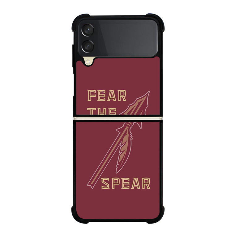FLORIDA STATES UNIVERSITY FSU SEMINOLES LOGO FEAR THE SPEAR Samsung Galaxy Z Flip 3 Case Cover
