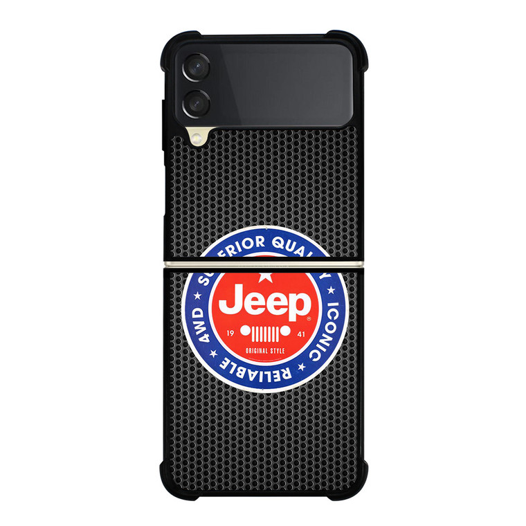 JEEP SUPERIOR QUALITY 4W RELIABLE Samsung Galaxy Z Flip 3 Case Cover JEEP SUPERIOR QUALITY 4W RELIABLE Samsung Galaxy Z Flip 3 Case Cover