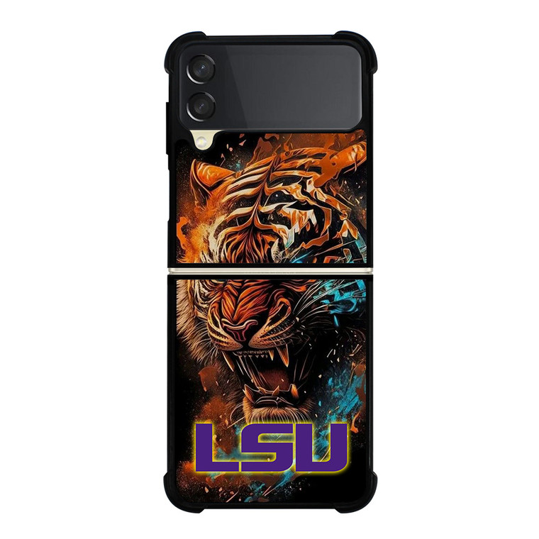LSU TIGERS ICON LOUISIANA STATE UNIVERSITY LOGO Samsung Galaxy Z Flip 3 Case Cover