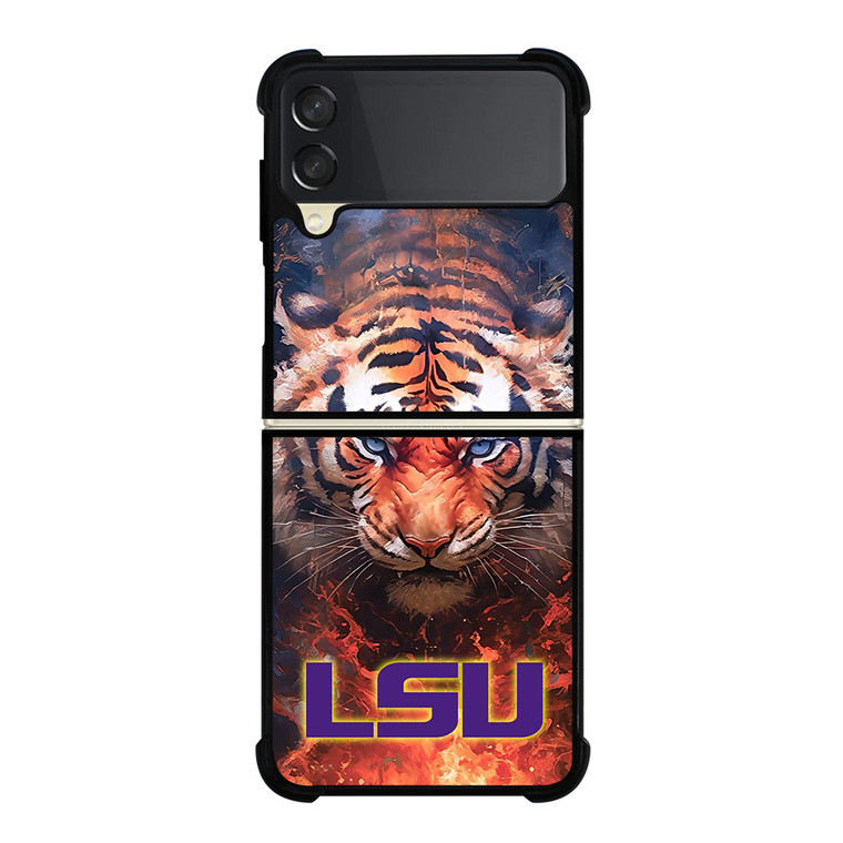 LSU TIGERS LOGO LOUISIANA STATE UNIVERSITY ICON Samsung Galaxy Z Flip 3 Case Cover