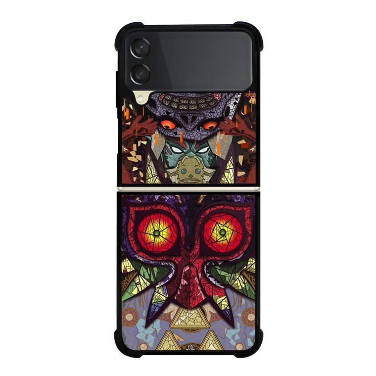 MAJORA MASK LEGEND OF ZELDA GAMES MOZAIK Samsung Galaxy Z Flip 3 Case Cover