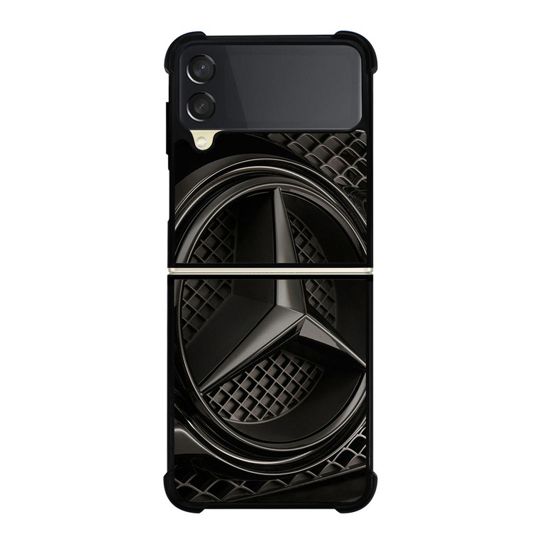 MERCEDES BENZ LOGO BLACK ICON Samsung Galaxy Z Flip 3 Case Cover