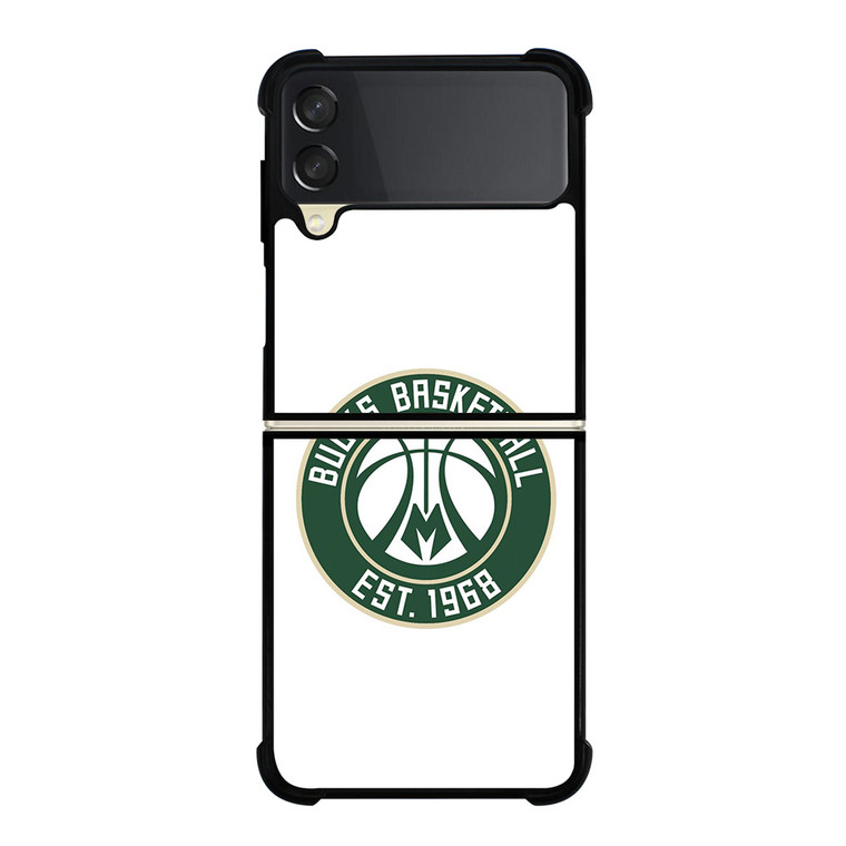 MILWAUKEE BUCKS LOGO BASKETBALL 1968 Samsung Galaxy Z Flip 3 Case Cover