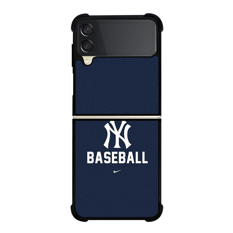 NEW YORK YANKEES NY NIKE LOGO BASEBALL TEAM Samsung Galaxy Z Flip 3 Case Cover