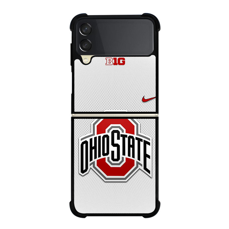 OHIO STATE BUCKEYES LOGO FOOTBALL NIKE BIG Samsung Galaxy Z Flip 3 Case Cover OHIO STATE BUCKEYES LOGO FOOTBALL NIKE BIG Samsung Galaxy Z Flip 3 Case Cover