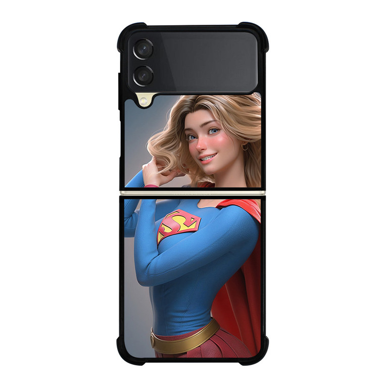 SUPERGIRL BEAUTIFUL DC SUPERHERO Samsung Galaxy Z Flip 3 Case Cover