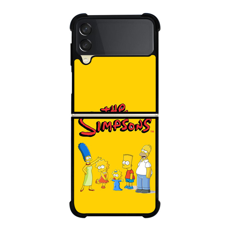 THE SIMPSONS FAMILY CARTOON Samsung Galaxy Z Flip 3 Case Cover