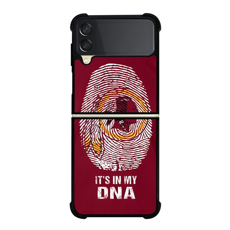 WASHINTON REDSKINS LOGO IT IS MY DNA Samsung Galaxy Z Flip 3 Case Cover