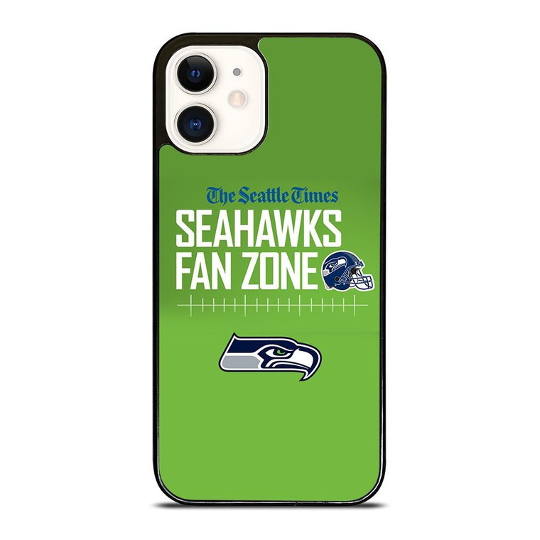 SEATTLE SEAHAWKS FANS ZONE iPhone 12 Case Cover