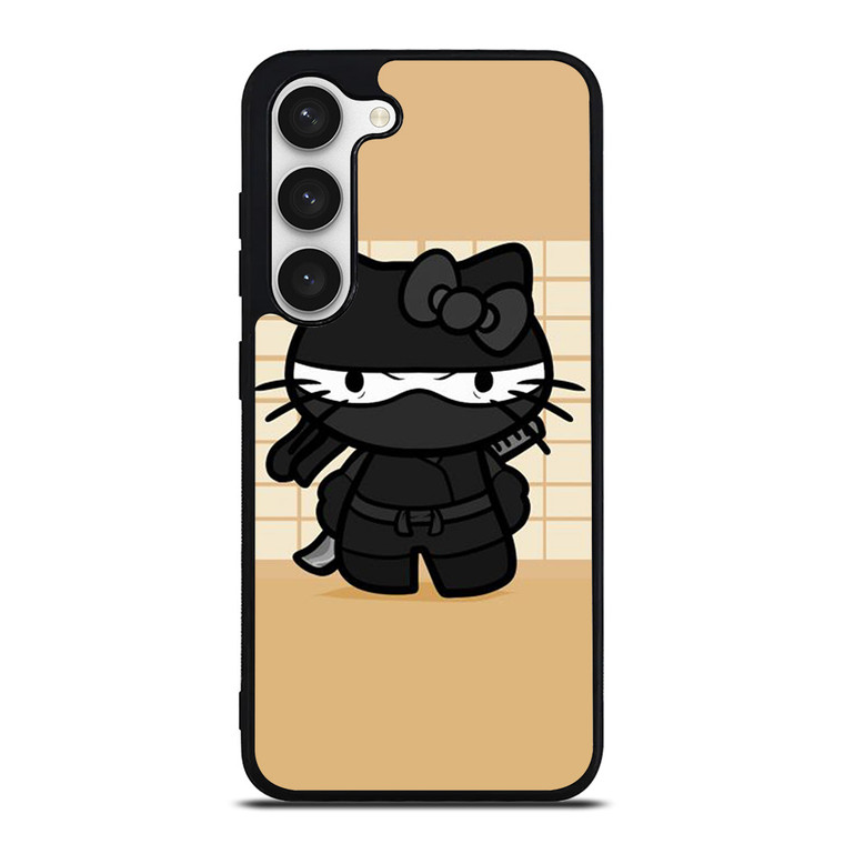 BLACK NINJA HELLO KITTY NINJA Samsung Galaxy S22 Ultra Case Cover