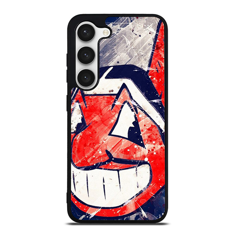 CLEVELAND INDIANS LOGO BASEBALL TEAM MLB ICON Samsung Galaxy S22 Ultra Case Cover