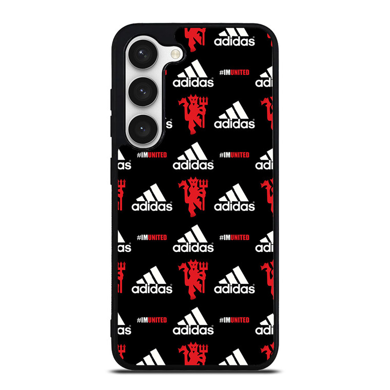 MANCHESTER UNITED ADIDAS PATTERN Samsung Galaxy S22 Ultra Case Cover