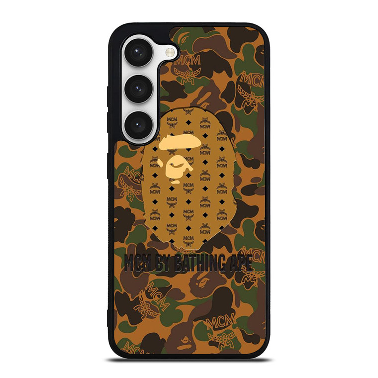 MCM BY BATHING APE CAMO Samsung Galaxy S22 Ultra Case Cover