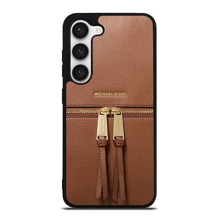 MICHAEL KORS MK LOGO BACKPACK BAG BROWN Samsung Galaxy S22 Ultra Case Cover