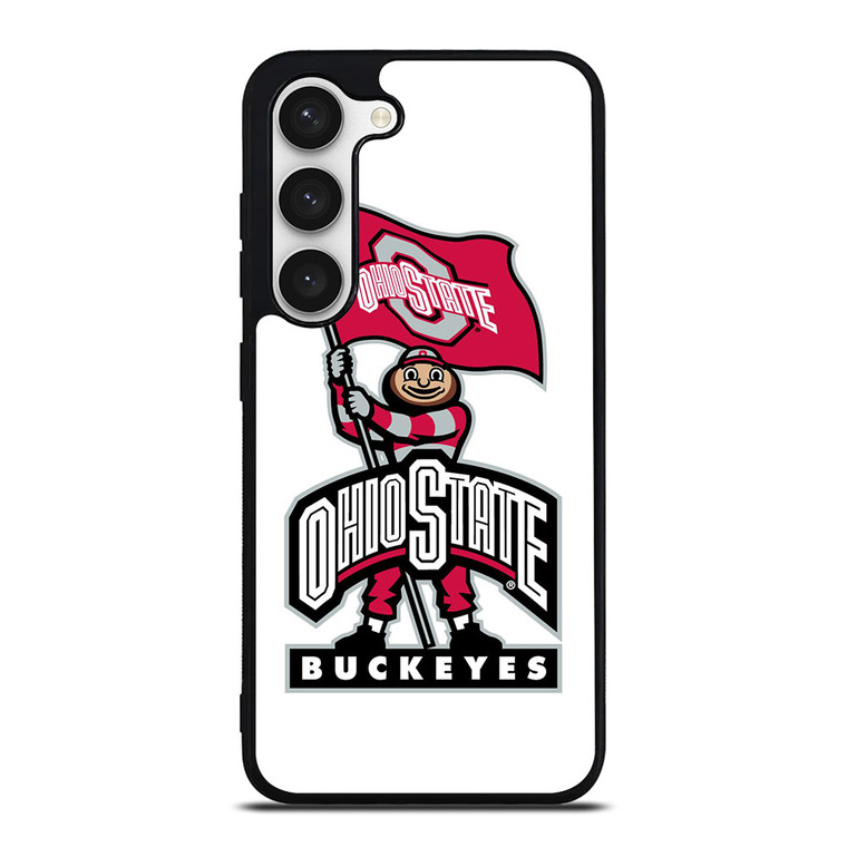 OHIO STATE BUCKEYES LOGO FOOTBALL MASKOT Samsung Galaxy S22 Ultra Case Cover
