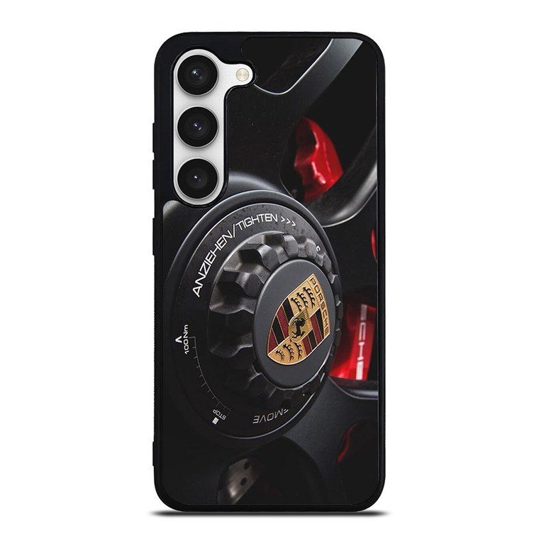 PORSCHE CAR LOGO WHEEL ICON Samsung Galaxy S22 Ultra Case Cover