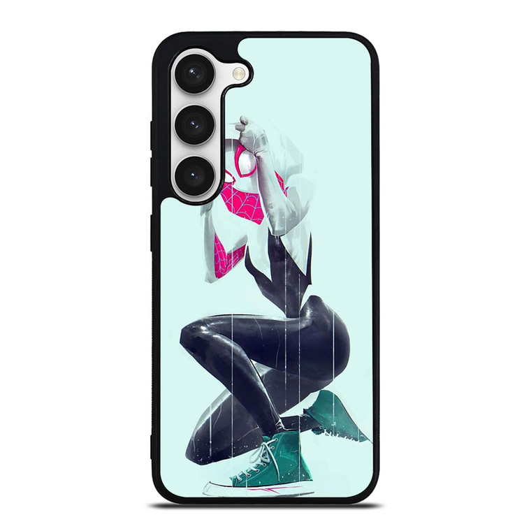 SPIDER VERSE SPIDER GWEN SPIDER WOMAN Samsung Galaxy S22 Ultra Case Cover