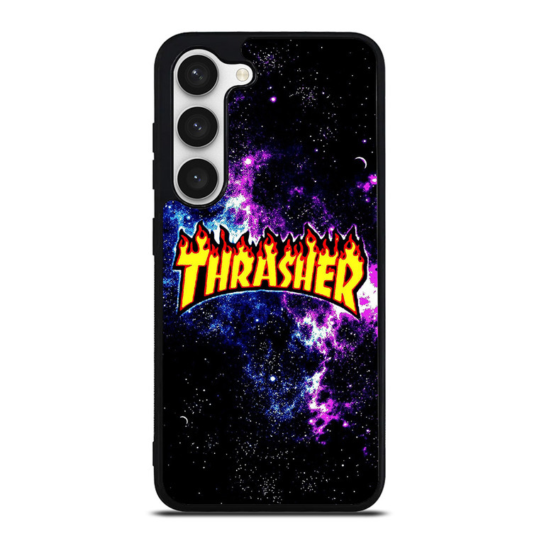 THRASHER LOGO NEBULA Samsung Galaxy S22 Ultra Case Cover