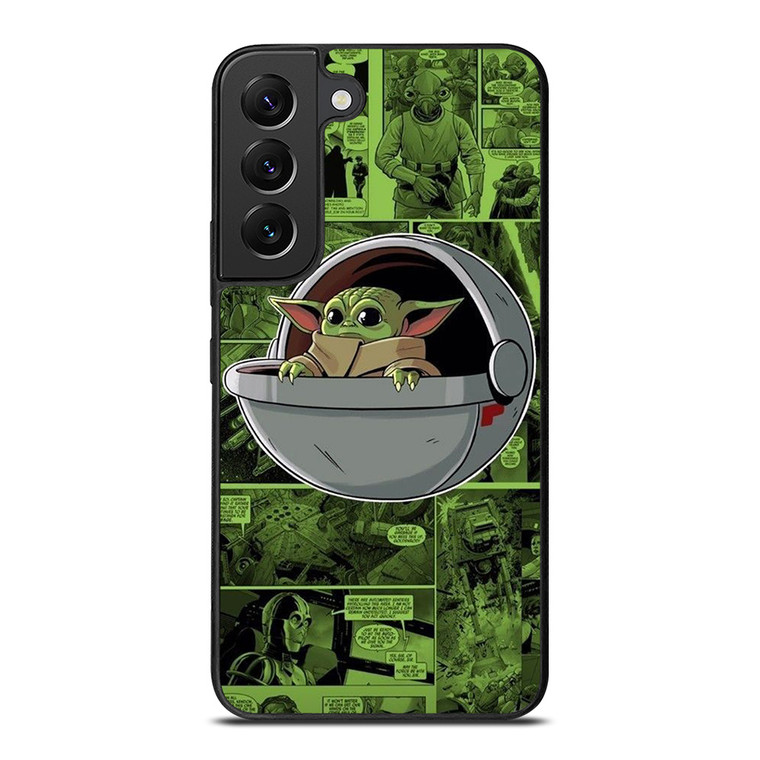 BABY YODA STAR WARS COMICS Samsung Galaxy S22 Plus Case Cover