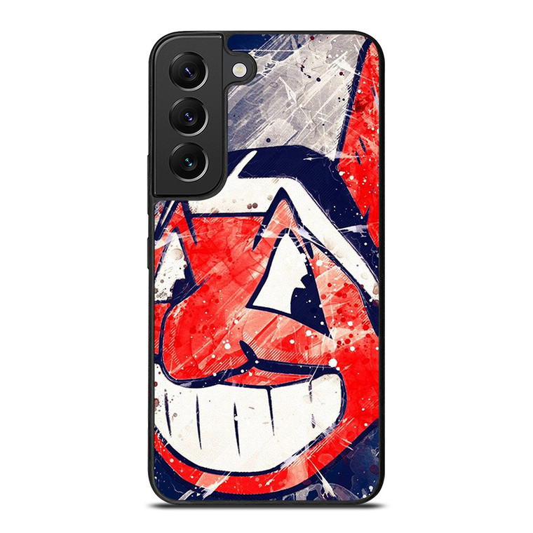 CLEVELAND INDIANS LOGO BASEBALL TEAM MLB ICON Samsung Galaxy S22 Plus Case Cover