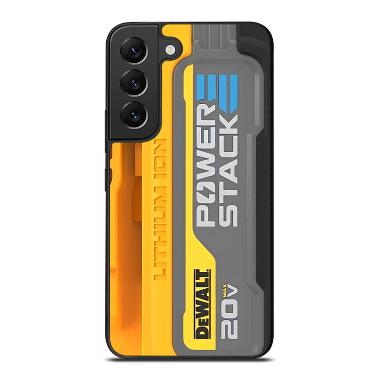 DEWALT LOGO LITHIUM ION BATTERY 20 V ICON Samsung Galaxy S22 Plus Case Cover