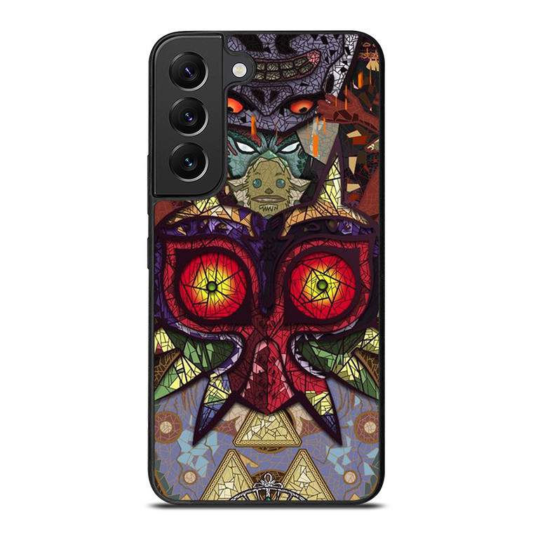 MAJORA MASK LEGEND OF ZELDA GAMES MOZAIK Samsung Galaxy S22 Plus Case Cover