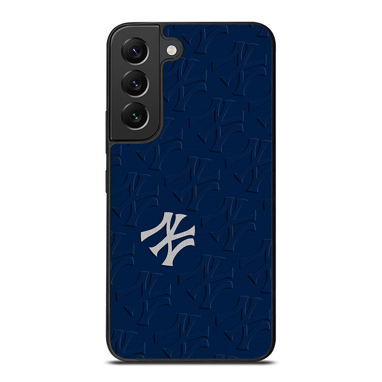 NEW YORK YANKEES ICON LOGO BASEBALL BLUE Samsung Galaxy S22 Plus Case Cover
