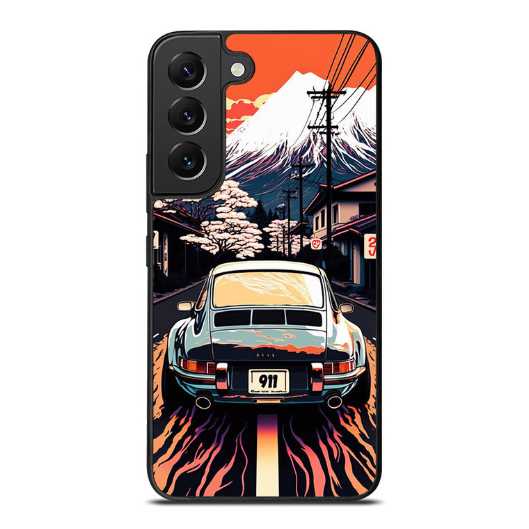 PORSCHE CAR 911 RACING CAR PAINTING Samsung Galaxy S22 Plus Case Cover