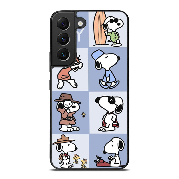 SNOOPY THE PEANUTS CHARLIE BROWN CARTOON Samsung Galaxy S22 Plus Case Cover